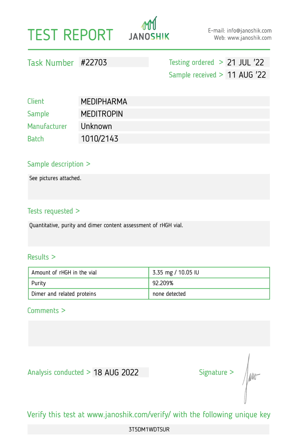 Meditropin HGH 100iu/kit MEDI PHARMA - Image 3