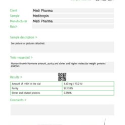 Alternative view of Meditropin HGH 120iu/kit MEDI PHARMA (25kr/iu)