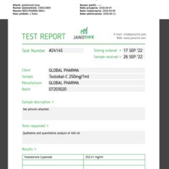 Alternative view of Test C 200mg - Global Pharma (252mg enl LAB)